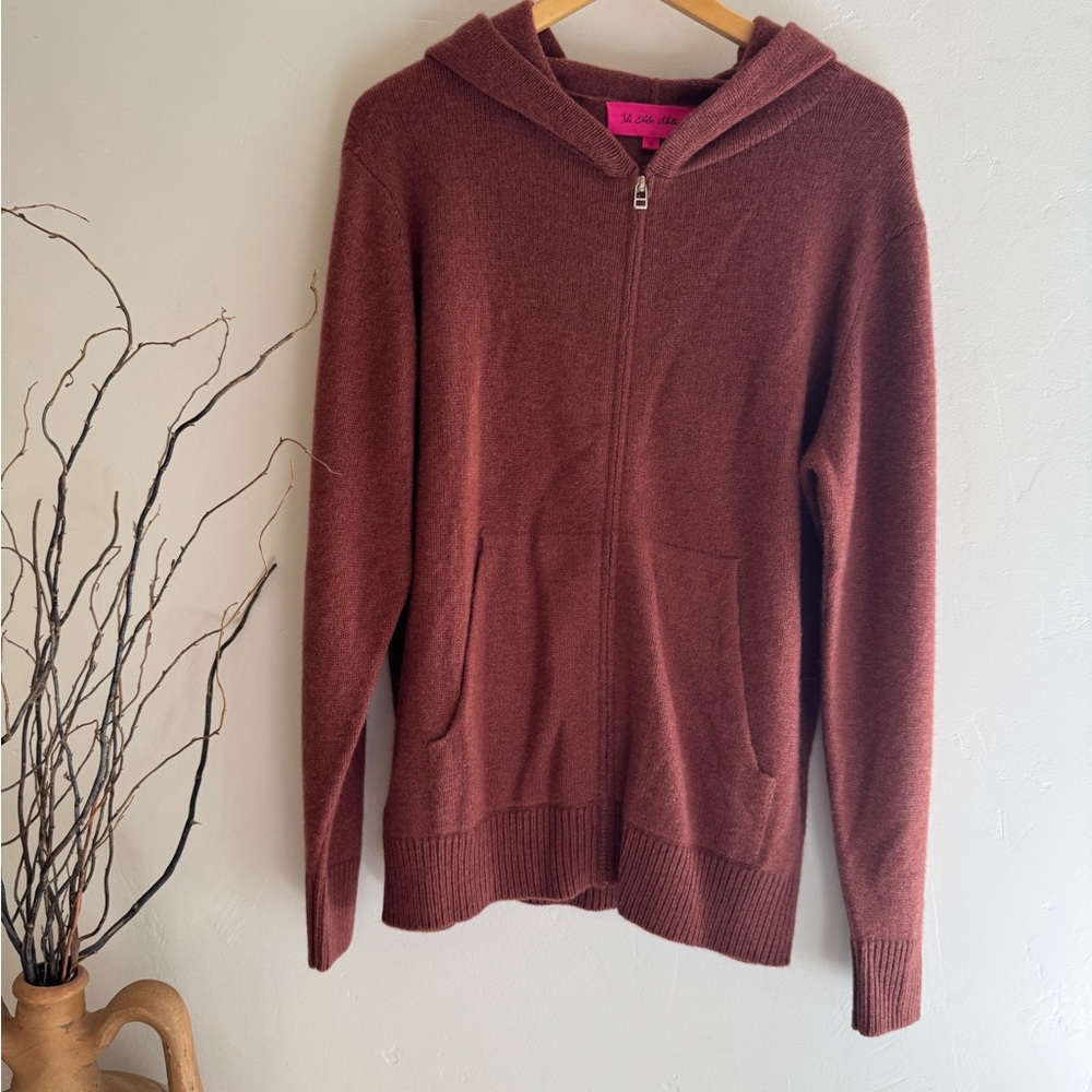NWOT Unisex Heavy Zip Cashmere Hoodie